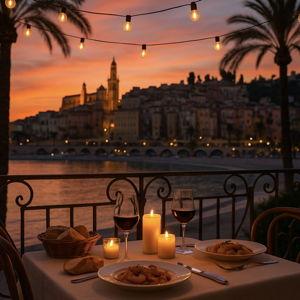 Dinner in Menton