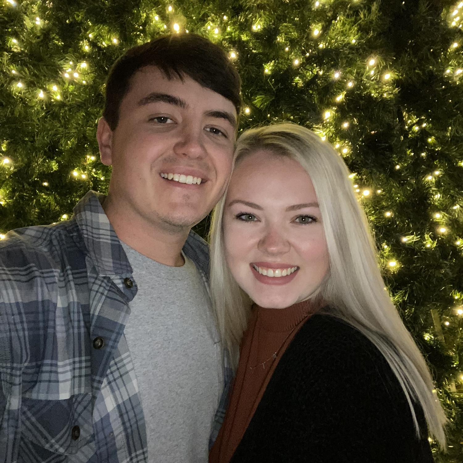 Canton lights. This was the first of many Christmas’s together! 
December 23, 2021