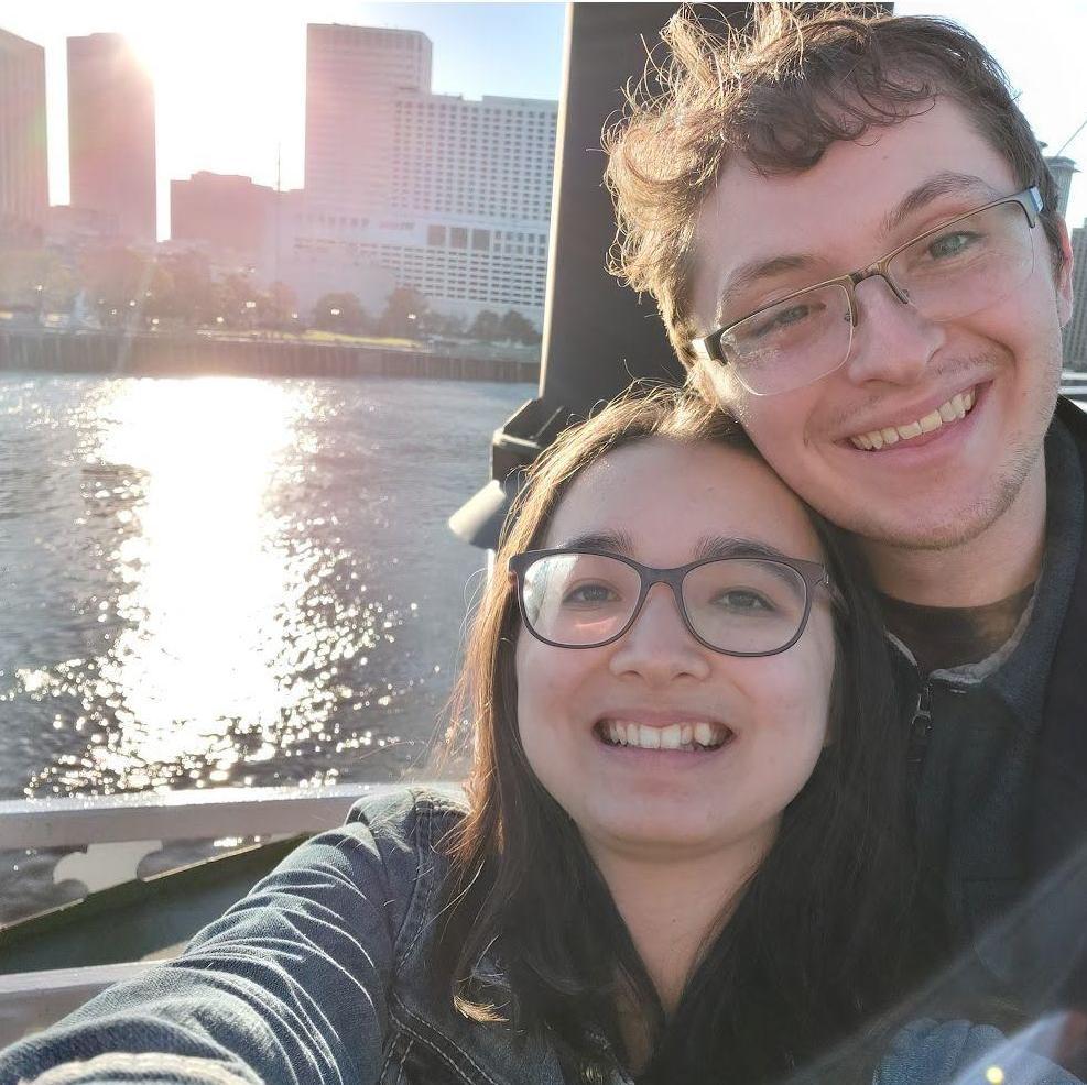 On the steamboat tour in New Orleans!