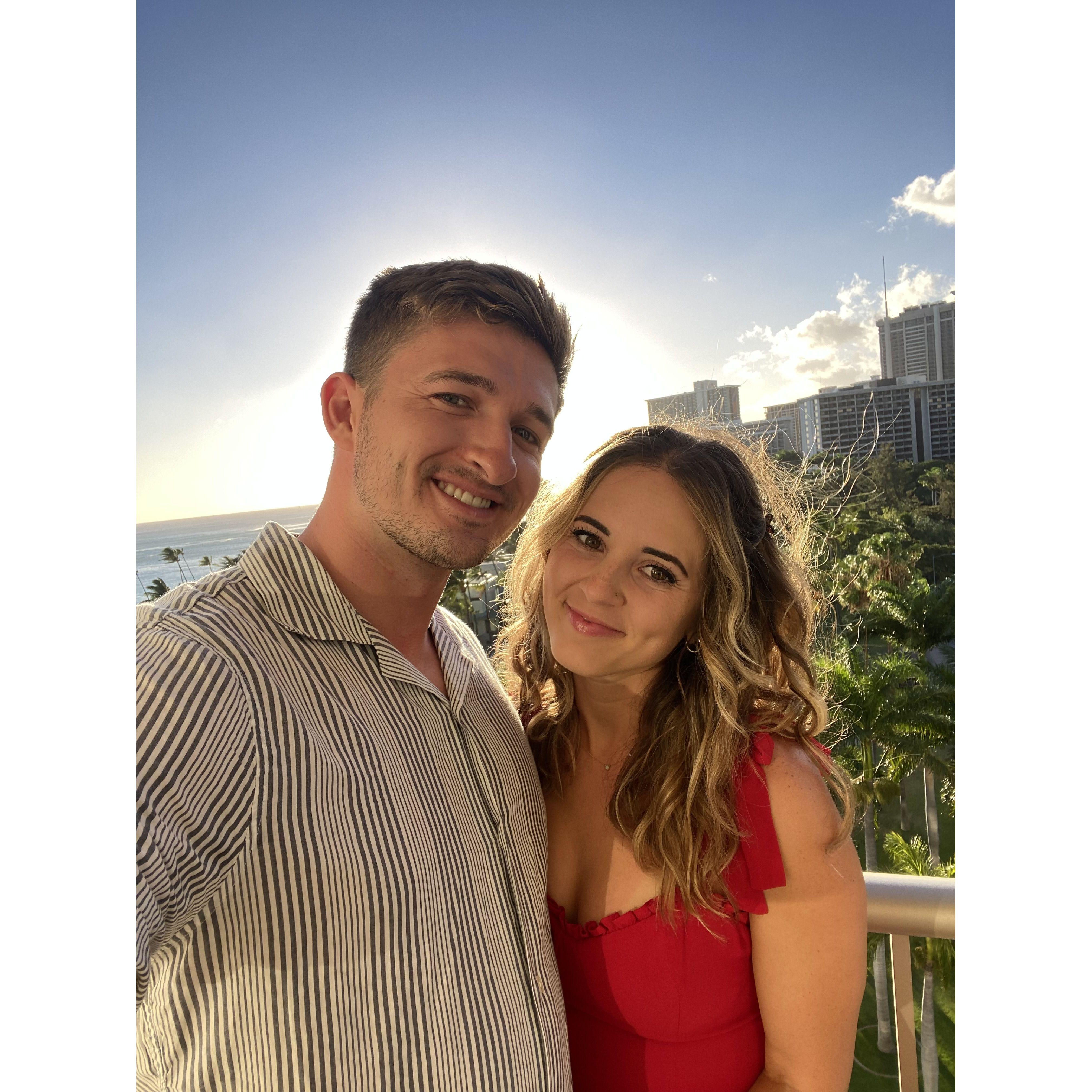 First trip together - we went to Hawaii!