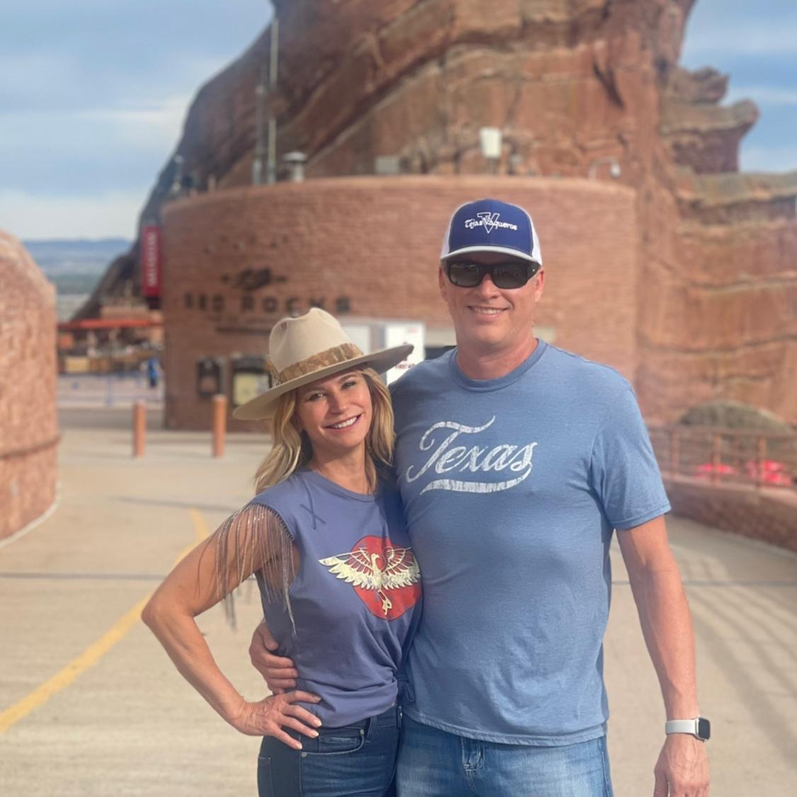 First trip to Red Rocks for both of us for return of Turnpike Troubadours.