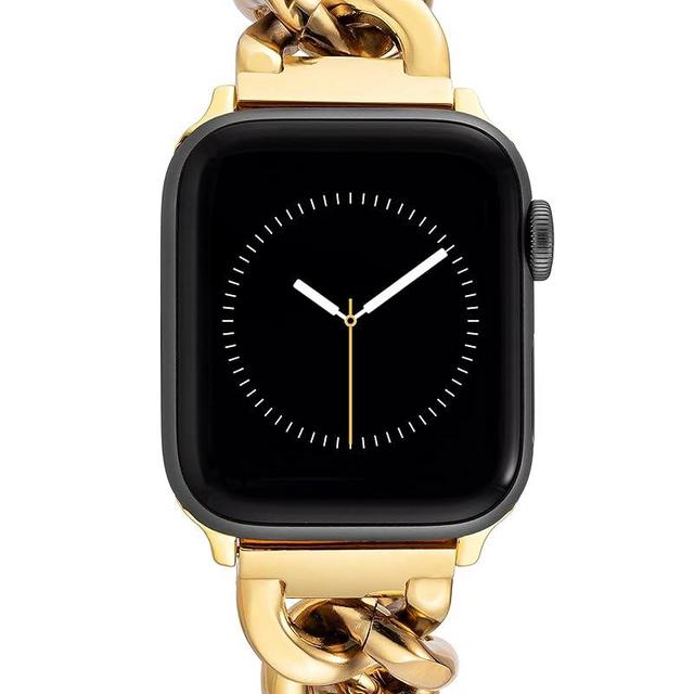 Anne Klein Fashion Chain Bracelet for Apple Watch, Secure, Adjustable, Apple Watch Replacement Band, Fits Most Wrists