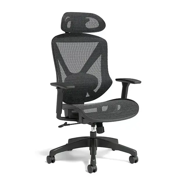 Union & Scale™ FlexFit Dexley Mesh Task Chair, Black (UN56946)