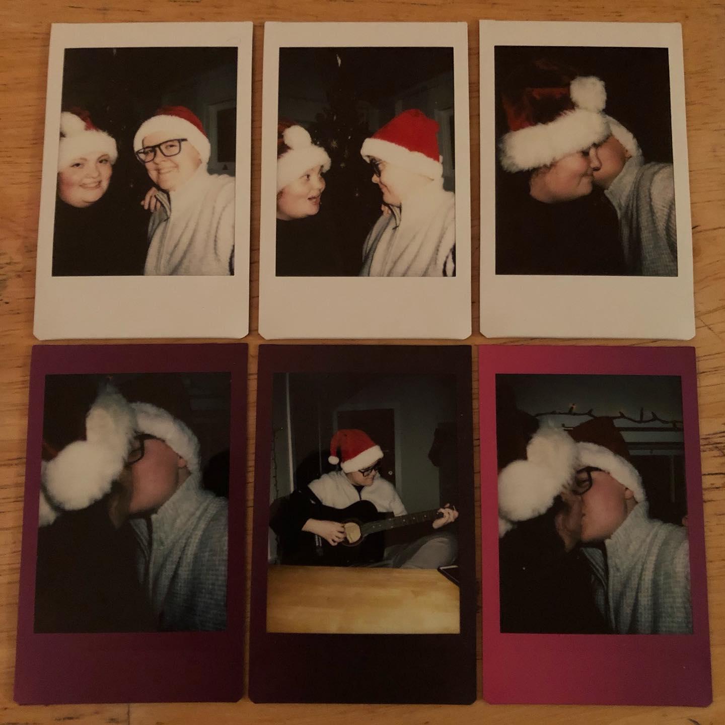 Our First Christmas together in polaroids.