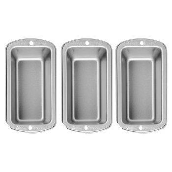 Wilton Recipe Right 3 Piece Mini Loaf Pan Set