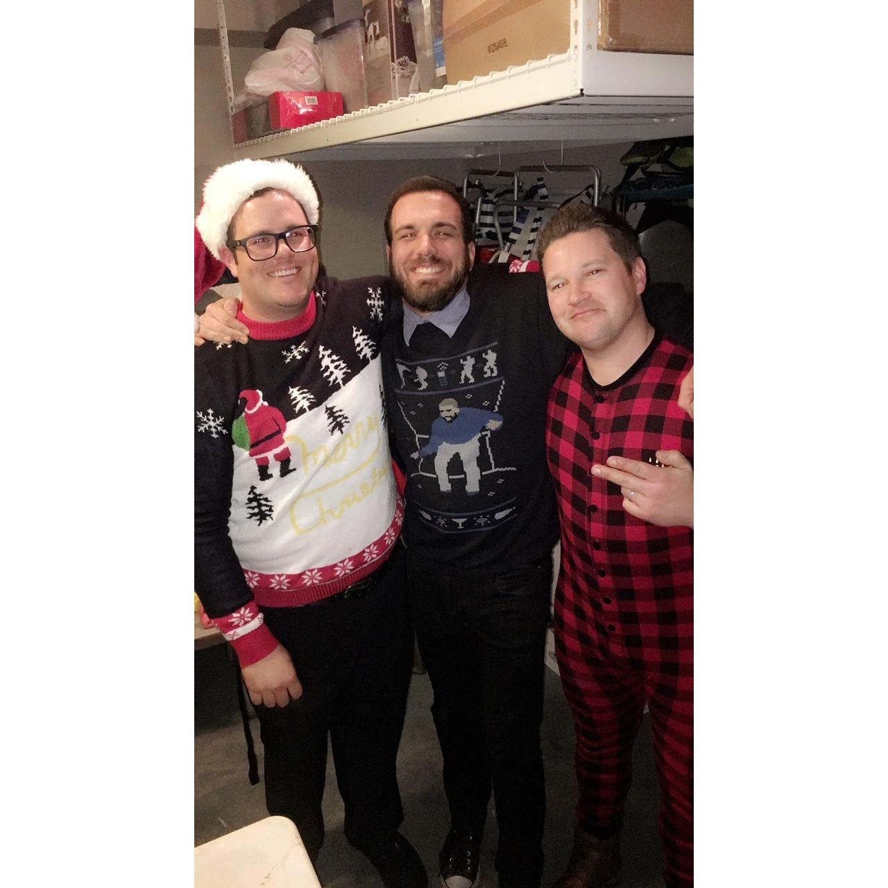 Elko Christmas Party with Danny (Best Man) and Johnny (groomsman) 2017