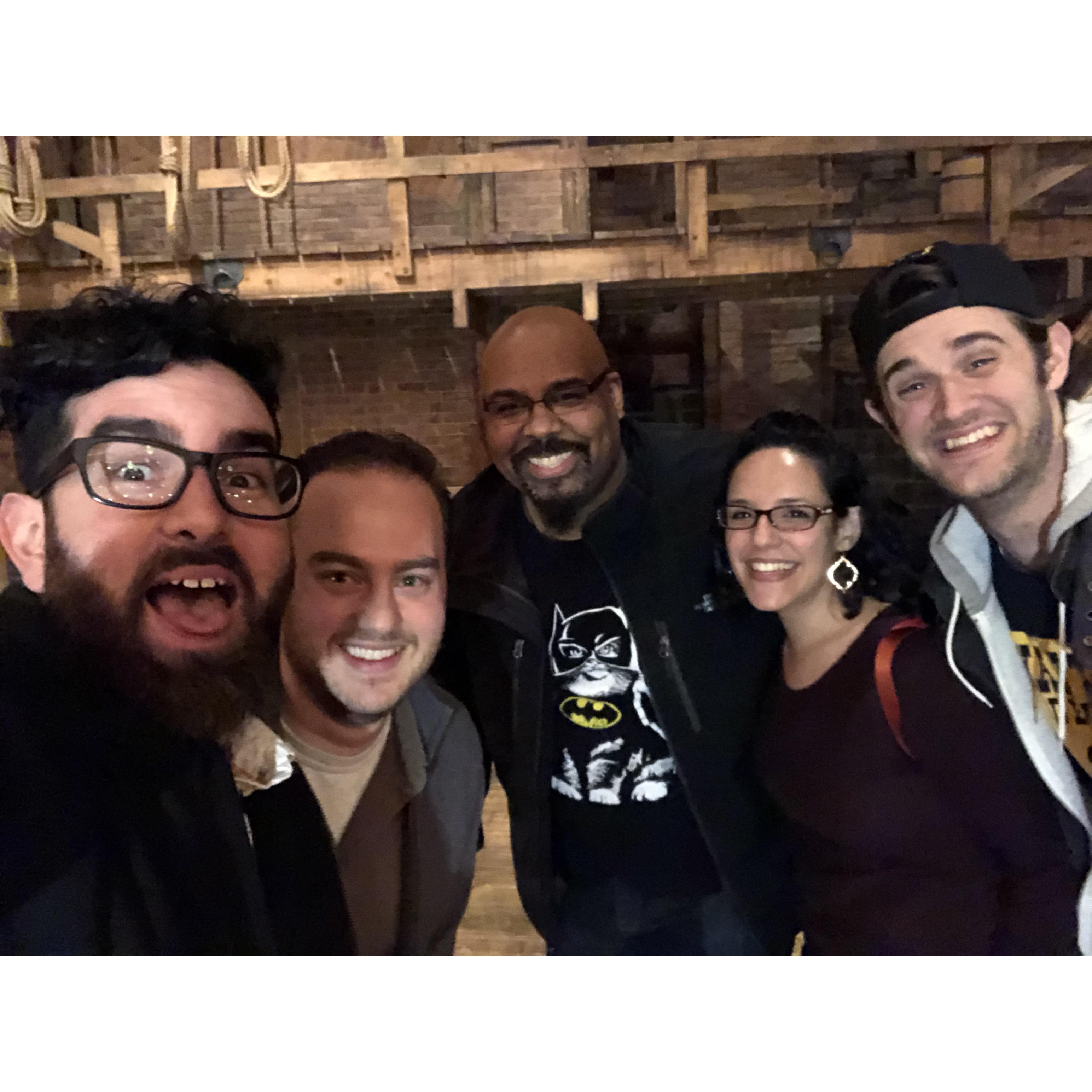 Seeing Hamilton, the musical, in NYC with Elie and Ginno!