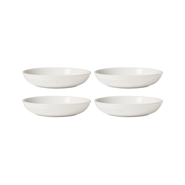 Lenox French Perle Groove Dinner Bowls, Set of 4