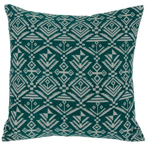 Green Square Decorative Pillow