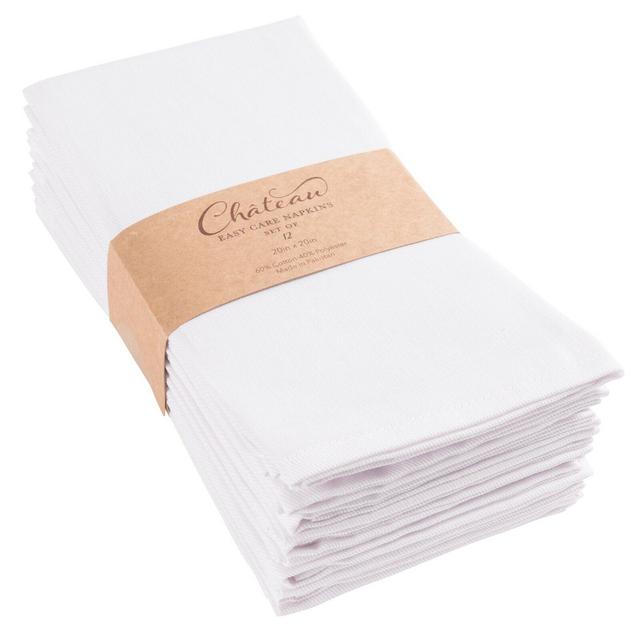 Chateau 20" Cotton Napkins (Set of 12)