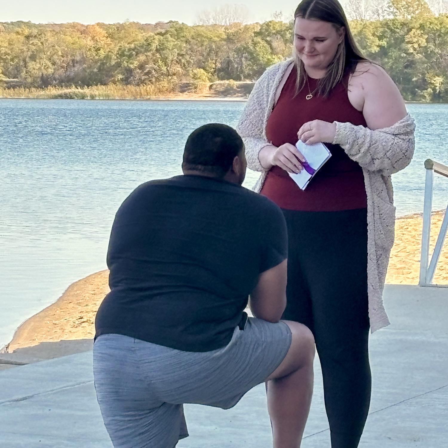 The big question, the beginning of a new chapter together.