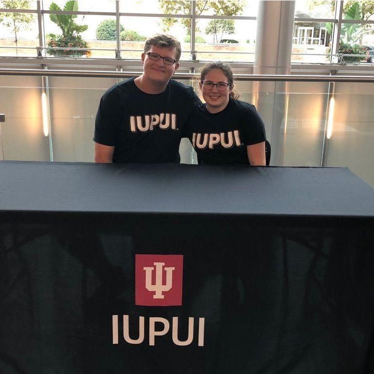 This photo was taken the day Seth and Gillienne toured IUPUI.