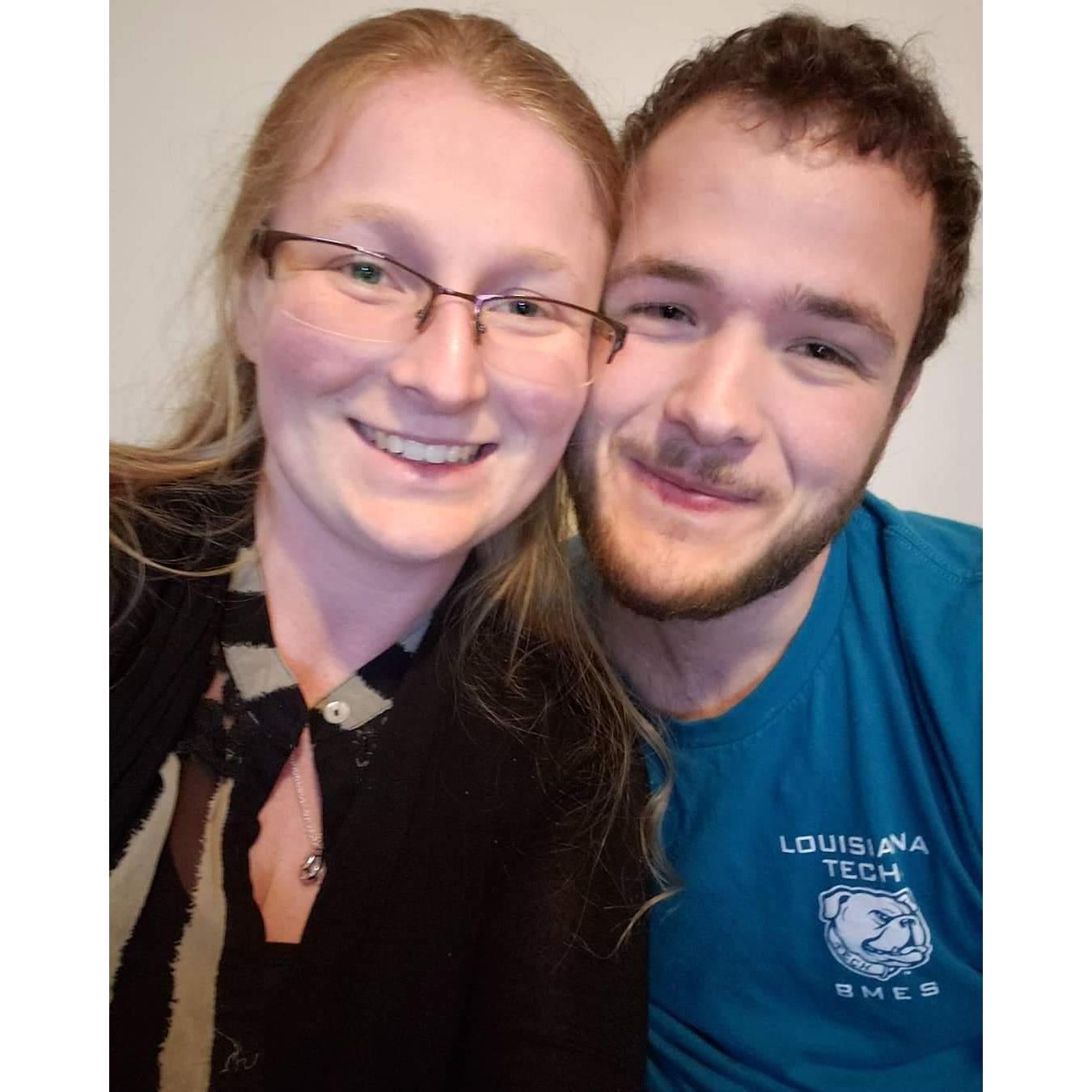 I honestly can't remember what was going on this day, but any day with her is a good day!