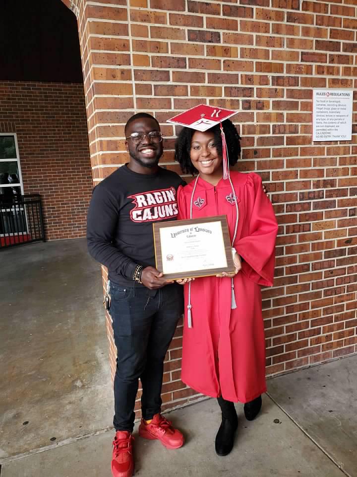 Saraya’s college graduation