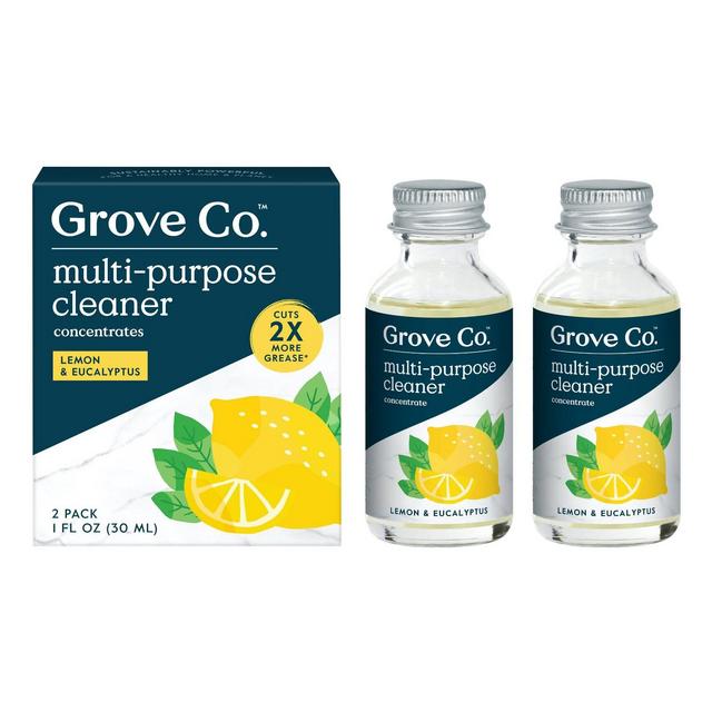 Grove Co. Multi-Purpose Cleaner Concentrate - Lemon - 1 fl oz/2pk