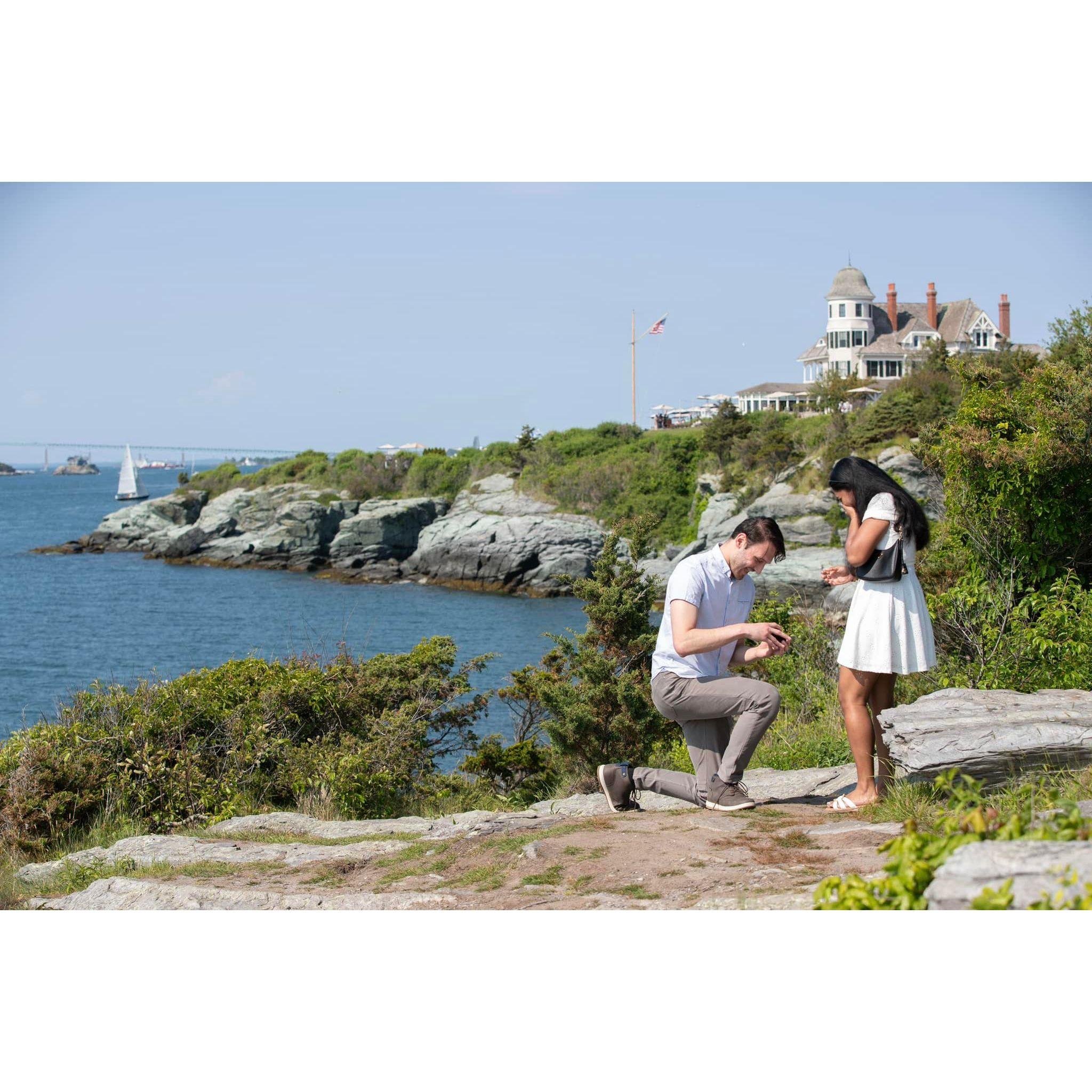 The moment he asked!