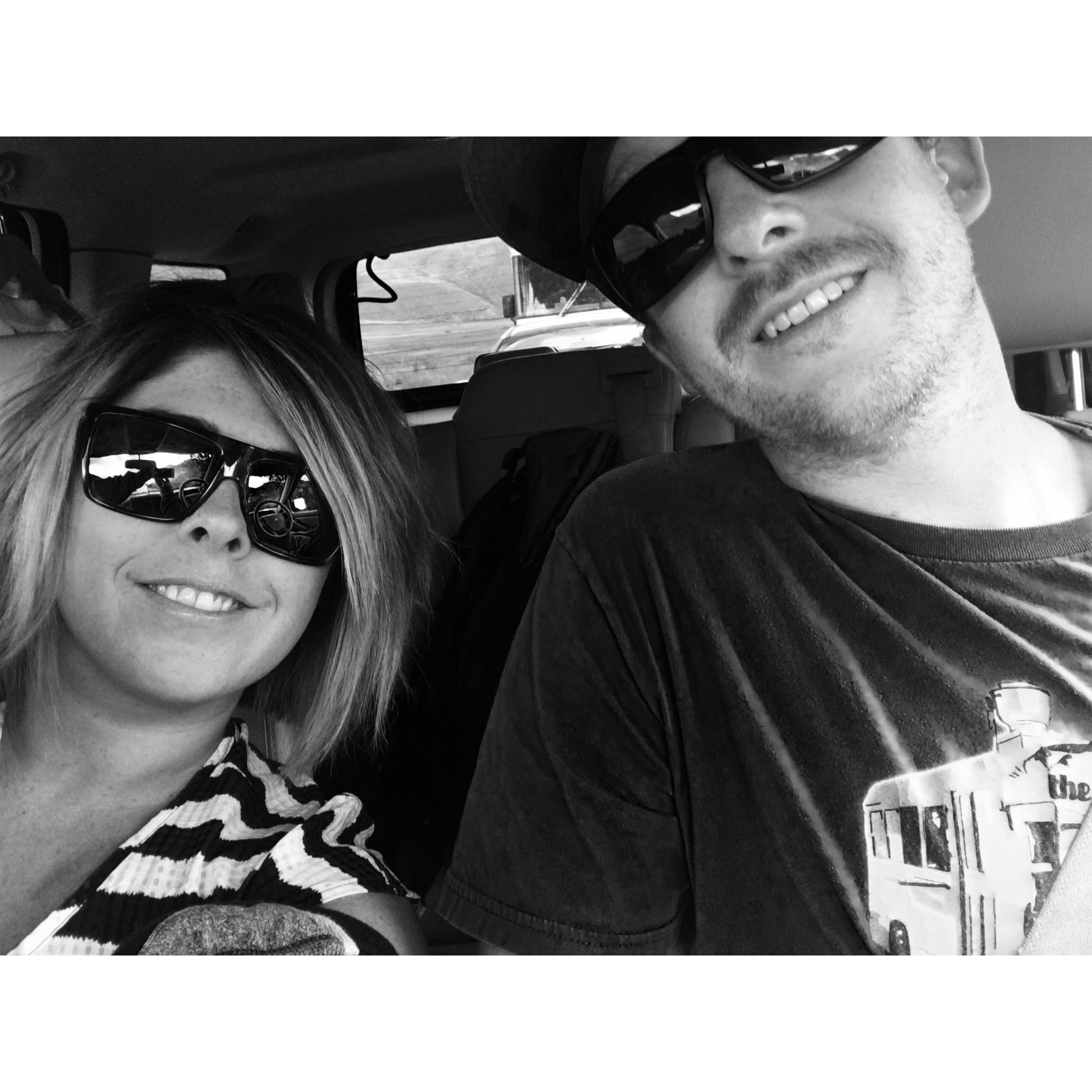 Driving to Kate and Danny’s wedding in Montana, celebrate love!