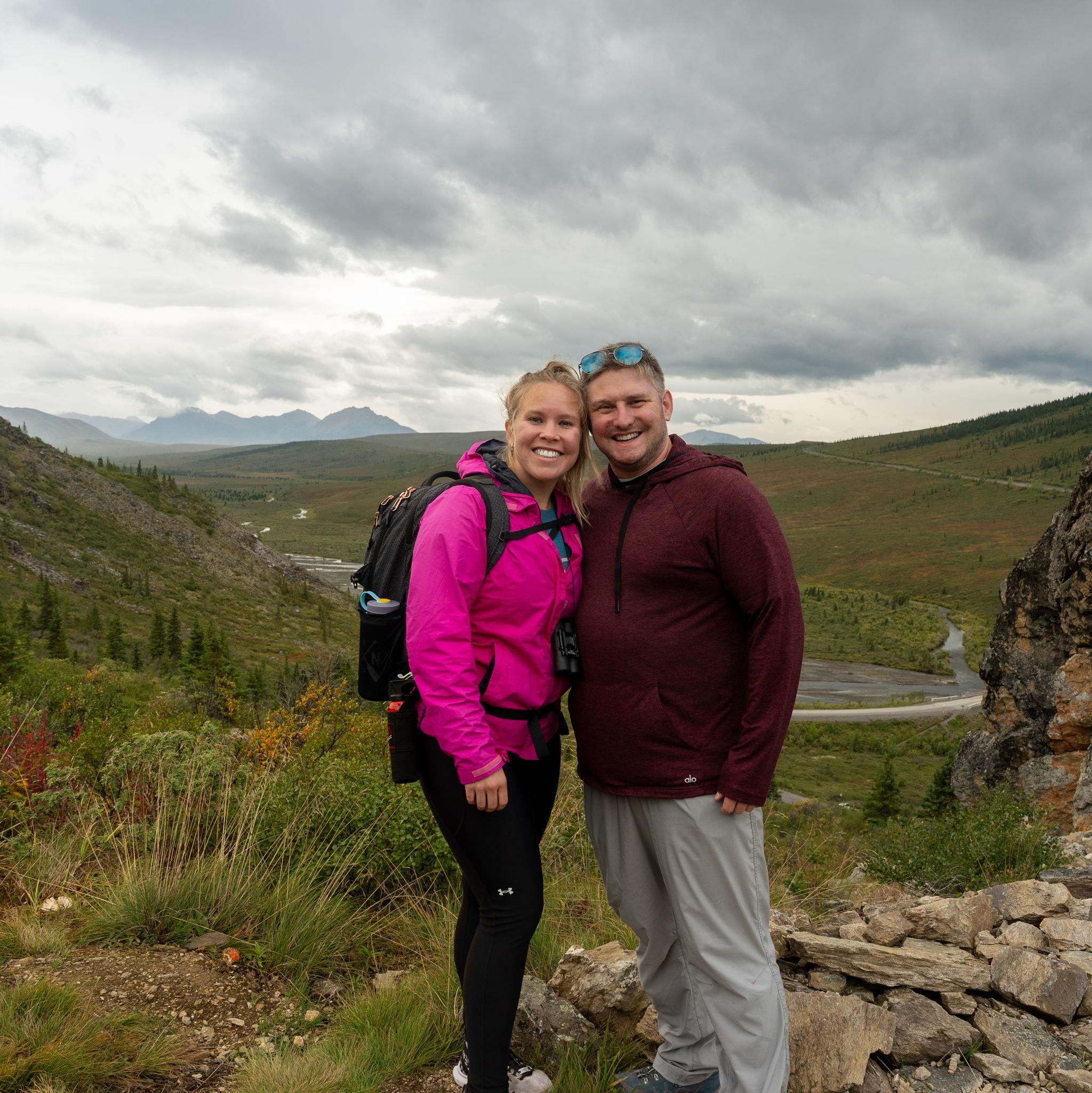 My 30th birthday trip to Alaska. We ran (literally) up this mountain in Denali National Park to get a good view of Mount Denali. I thought Ben was going to propose here; I was wrong.