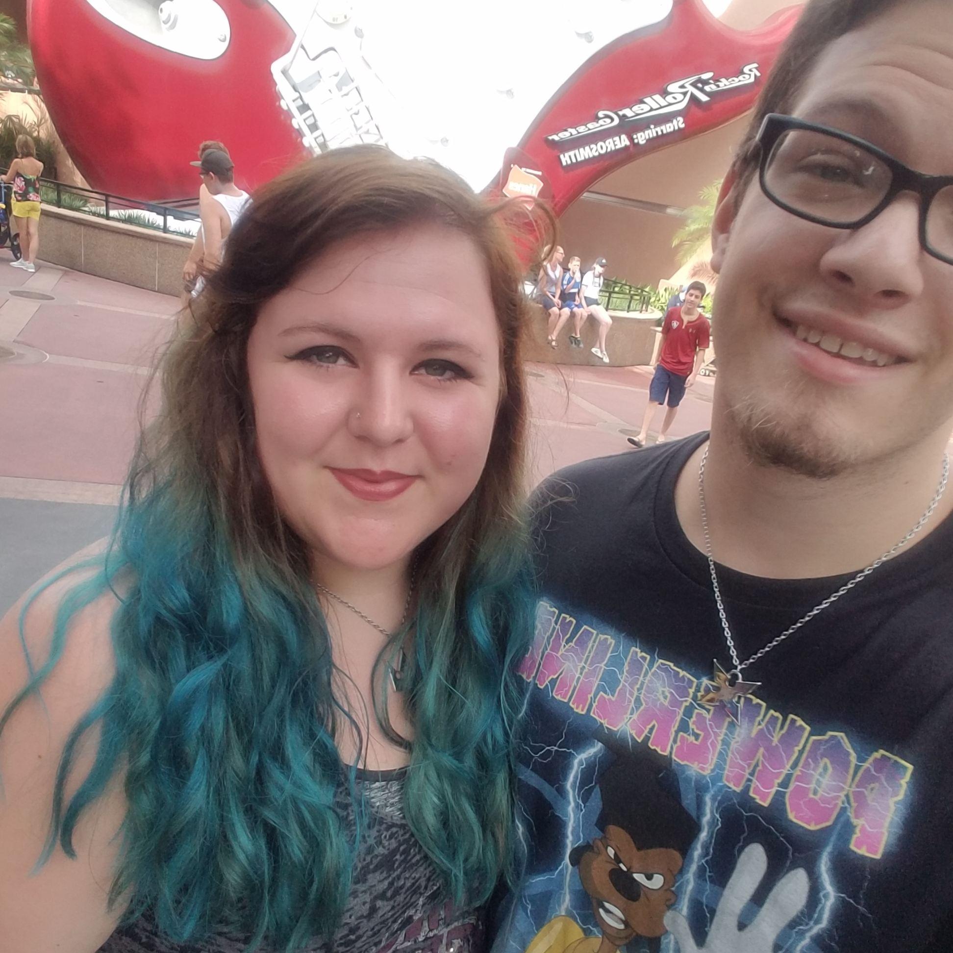 Andra and Dylan at Hollywood Studios, Disney World