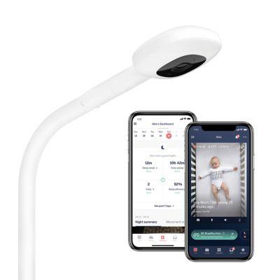 Nanit Pro™ Smart Baby Monitor & Floor Stand in White
