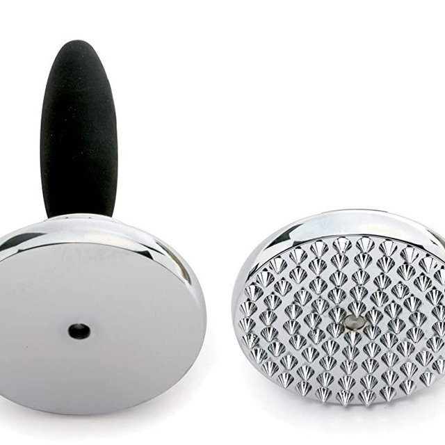 Norpro GRIP-EZ TENDERIZER/POUNDER, 5.75in/14.5cm long, 3.25in/8cm in diameter, As Shown