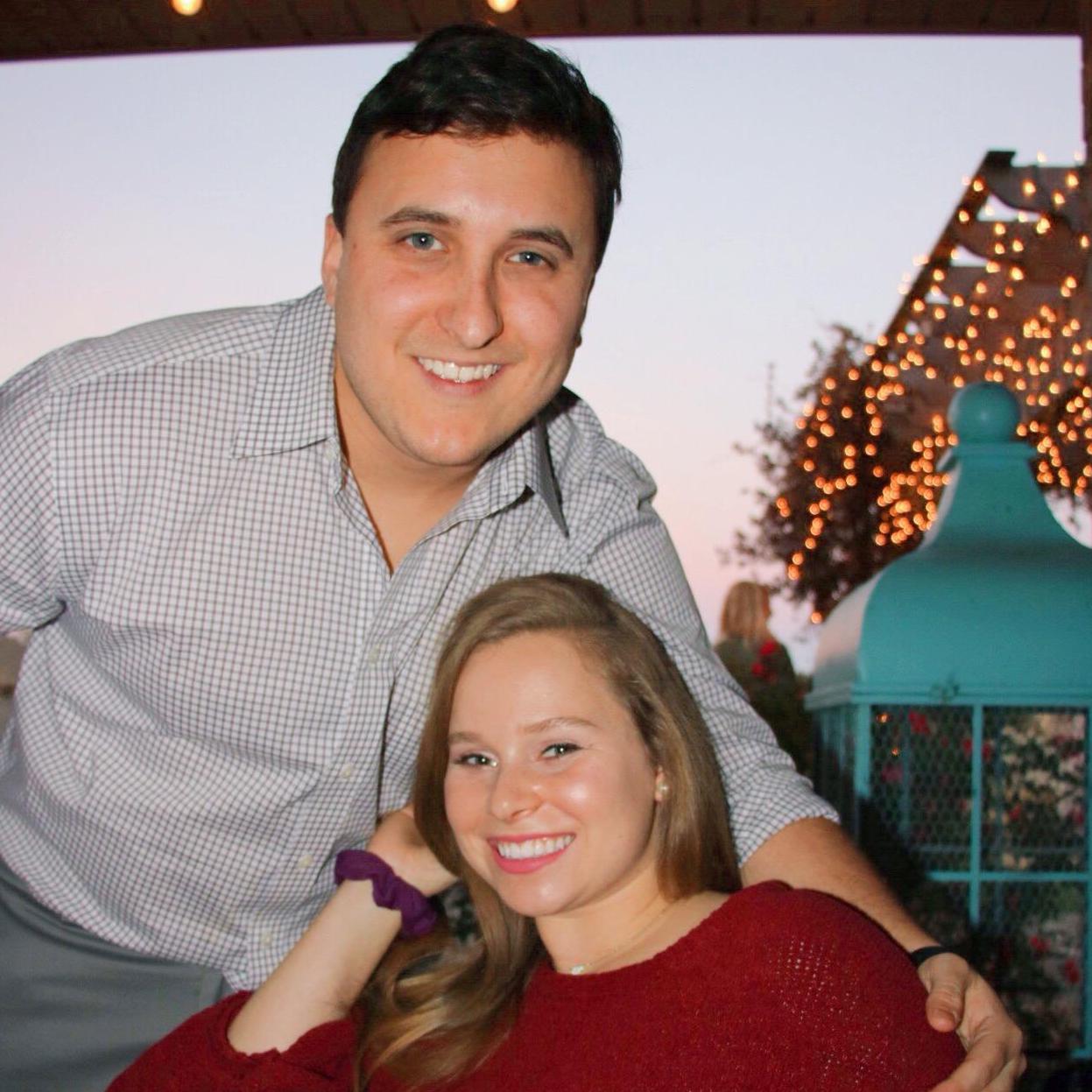 This was taken right before he asked me to marry him!