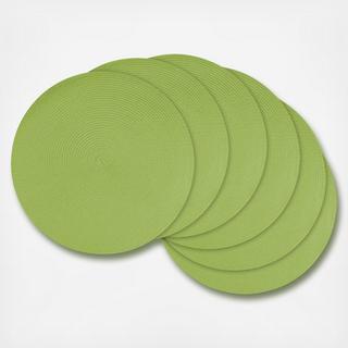 Round Woven Placemat, Set of 6