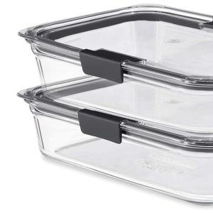 Large Food Storage Containers, 8 Cup, Set of 2,