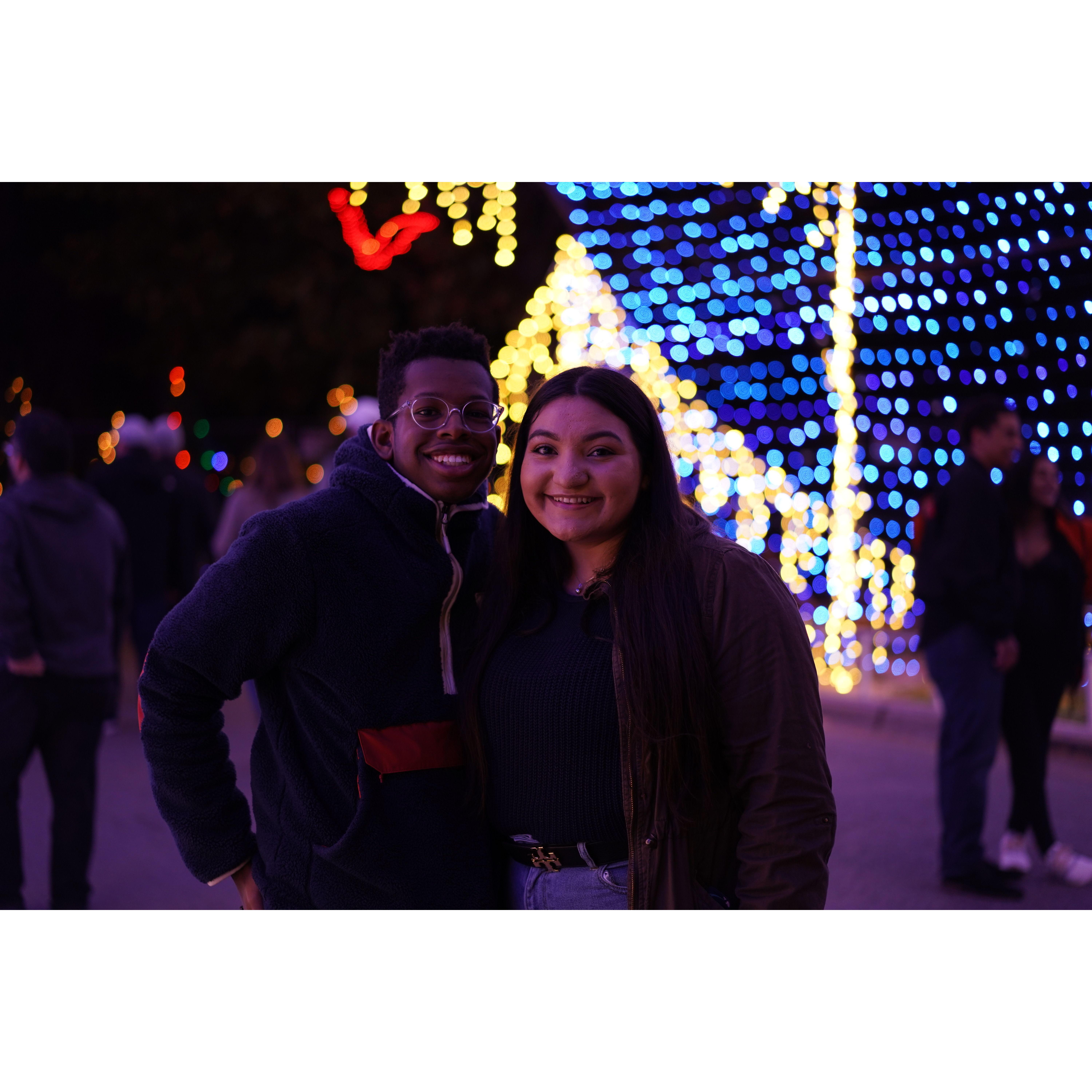 One of our first couple of dates!