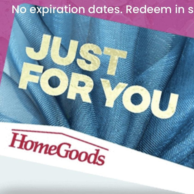 HomeGoods Gift Card