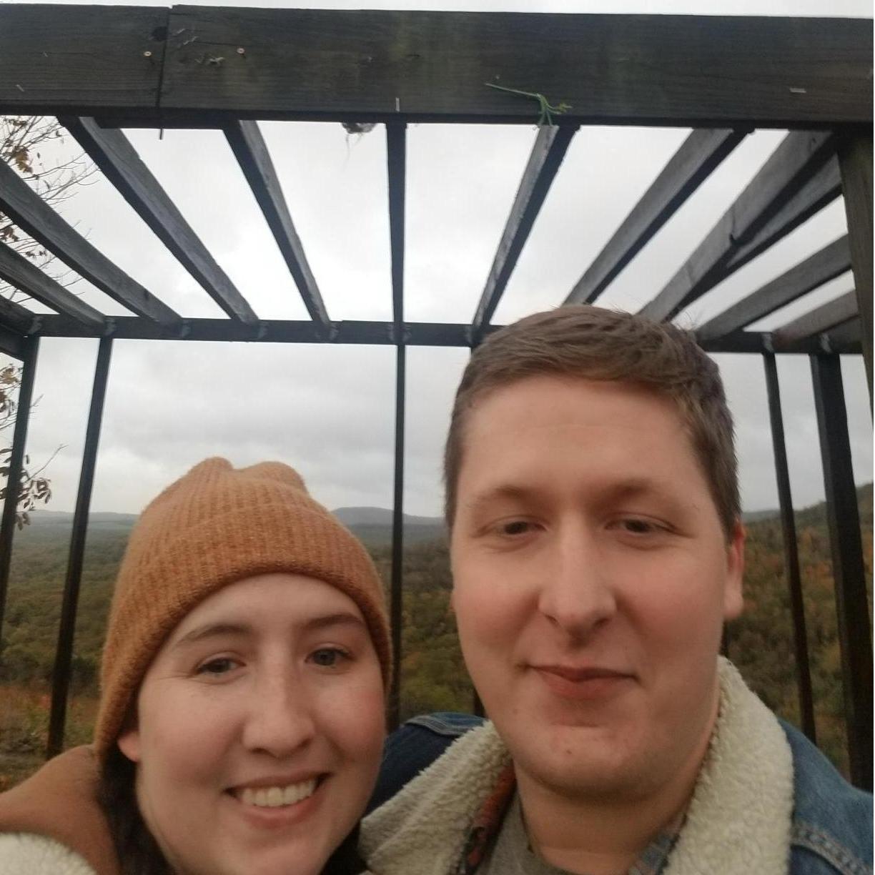 Taken right after the proposal on the Glade Top Trail, October of 2021!