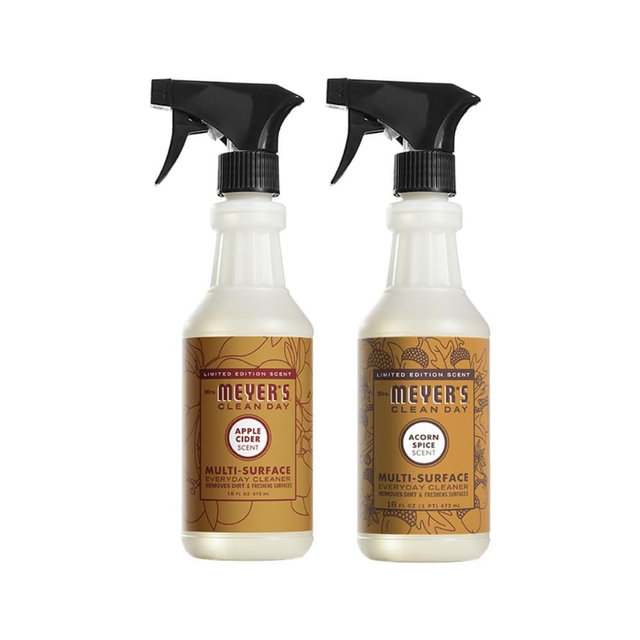 Mrs. MEYER'S CLEAN DAY Acorn Spice + Apple Cider Variety, 1 Multi-Surface Cleaner, 16 OZ, 1 Multi-Surface Cleaner, 16 OZ, 1 CT Acorn Spice + Apple Cider