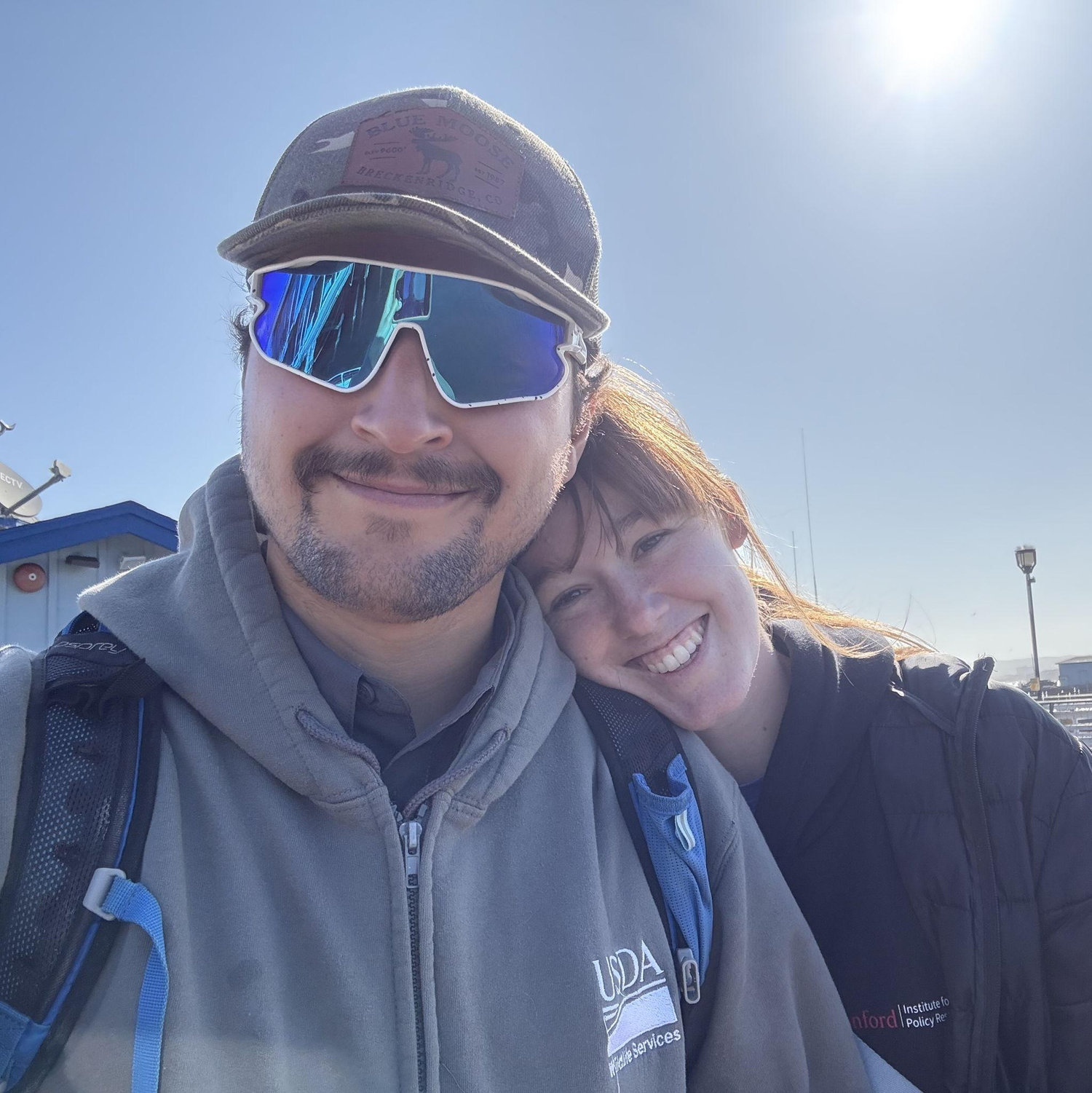 Whale watching for Rachel's birthday gift (we both got extremely sea sick lol)