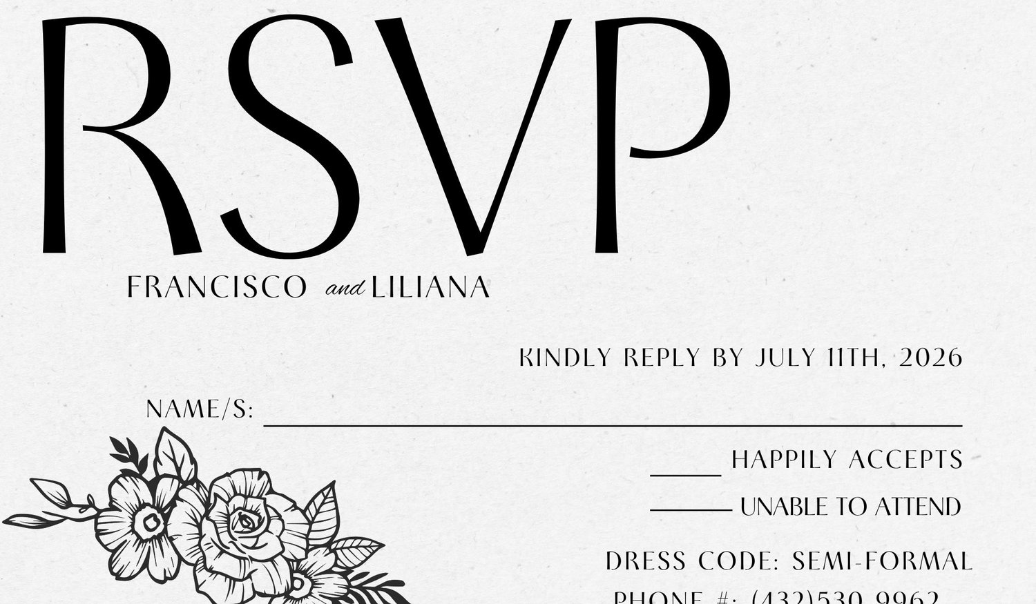 The Wedding Website of Liliana Maldonado and Francisco DeLaPaz