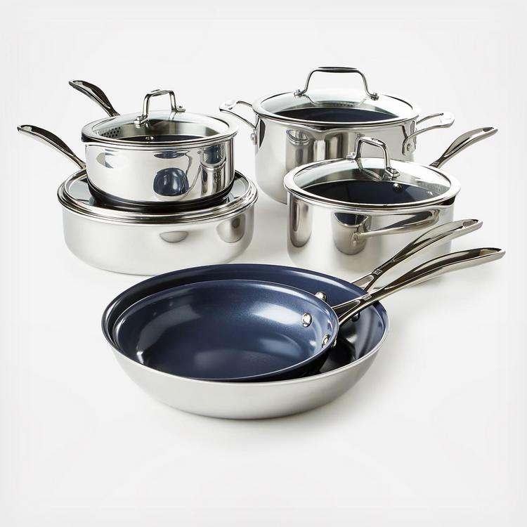 ZWILLING Clad Xtreme 10-Piece Polished Stainless Steel Cookware Set +  Reviews