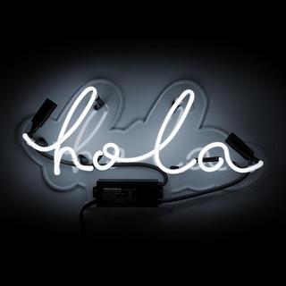 Hola Neon Sign