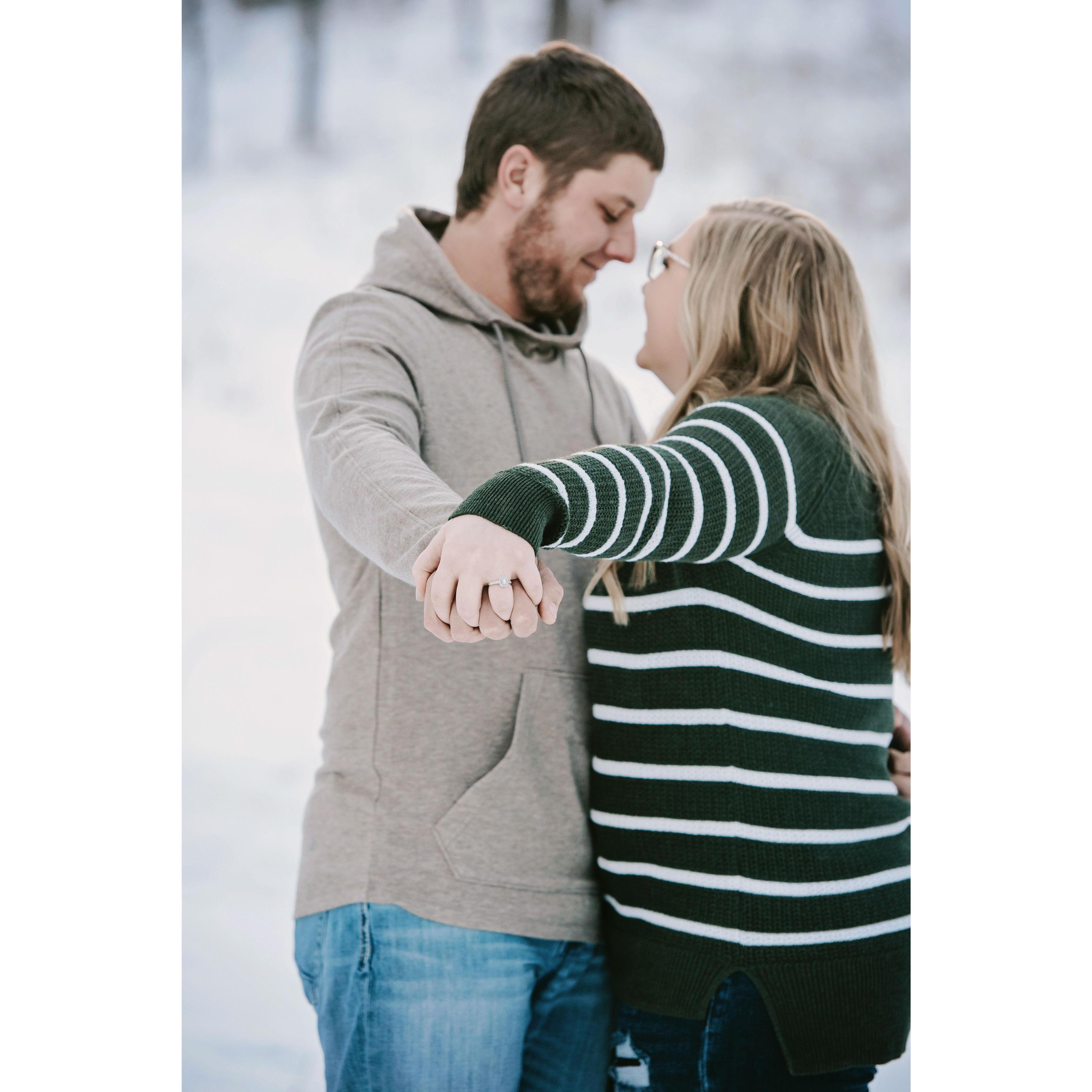 Our first session of engagement pictures