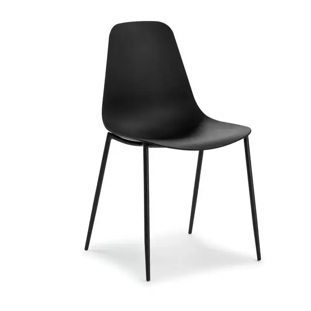 Svelti Pure Black Dining Chair