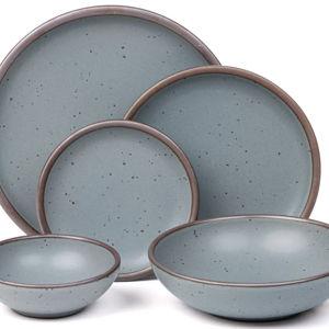 Heron 5-Piece Shallow Dinner Set by East Fork