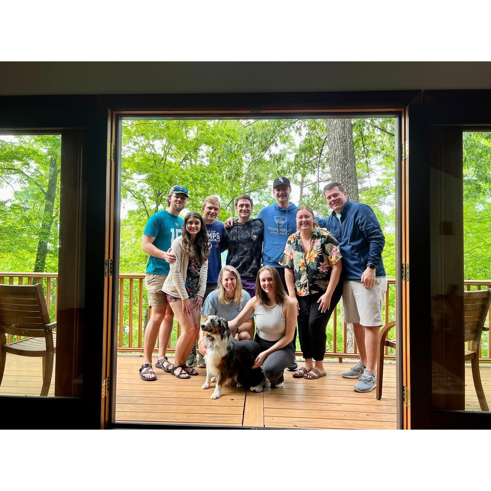 "Maycation" with Matt's friends from college, May 2022