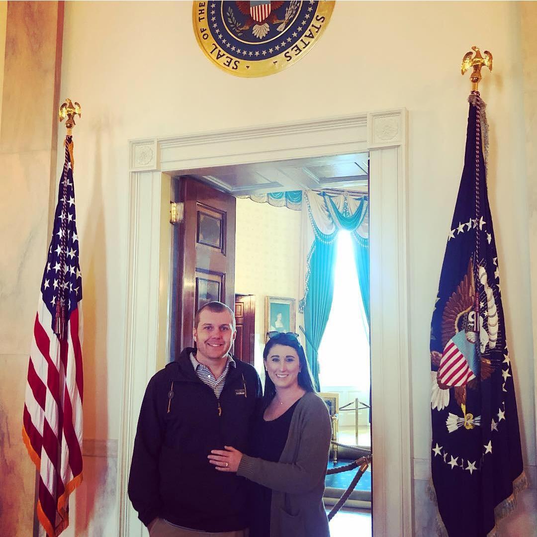 First day after Kevin asked me to marry him :) Had an amazing weekend in D.C.