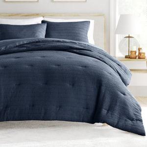 Ebern Designs All Season Textured Down Alternative Comforter Set | Wayfair