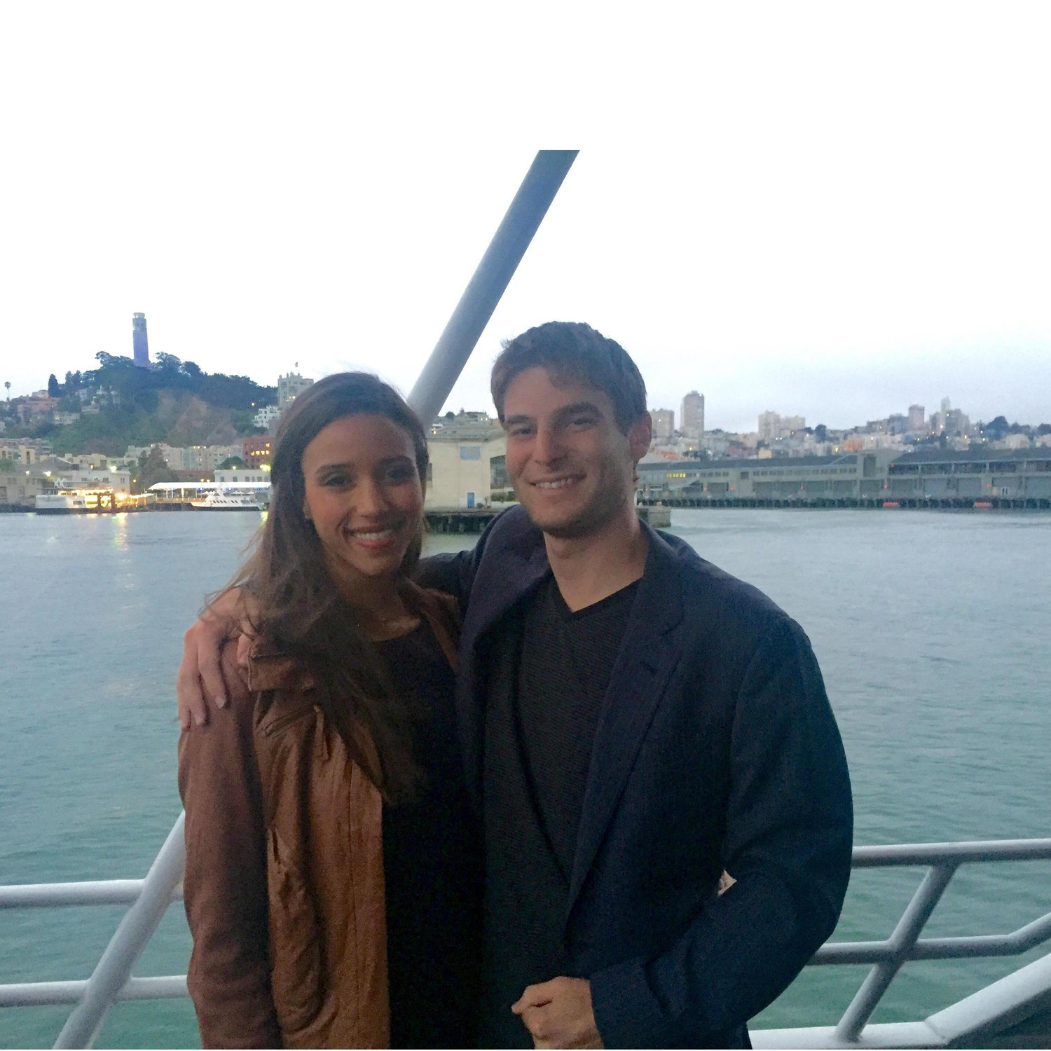 Chilly boat ride in SF
