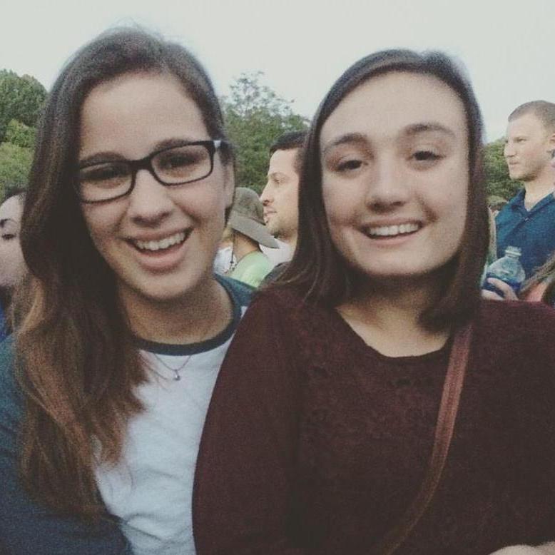 One of the first family traditions Kathryn joined in on: Dave Matthews Band in summer with Taylor and their siblings. June 2016.