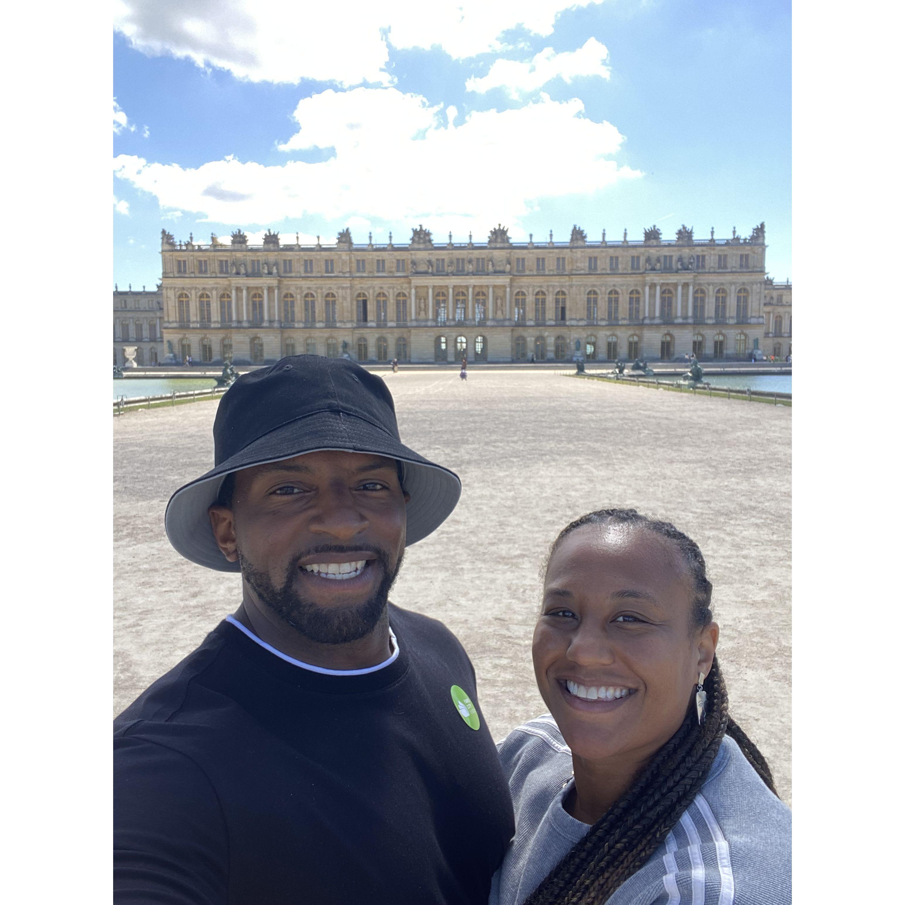 The Palace of Versailles.