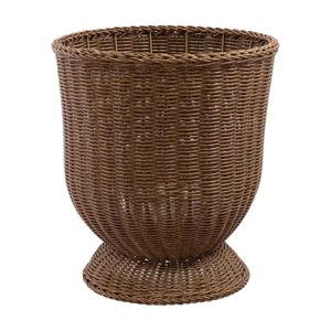 Brown Woven Planter