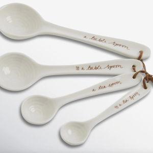 Portmeirion Sophie Conran White Measuring Spoons S/4
