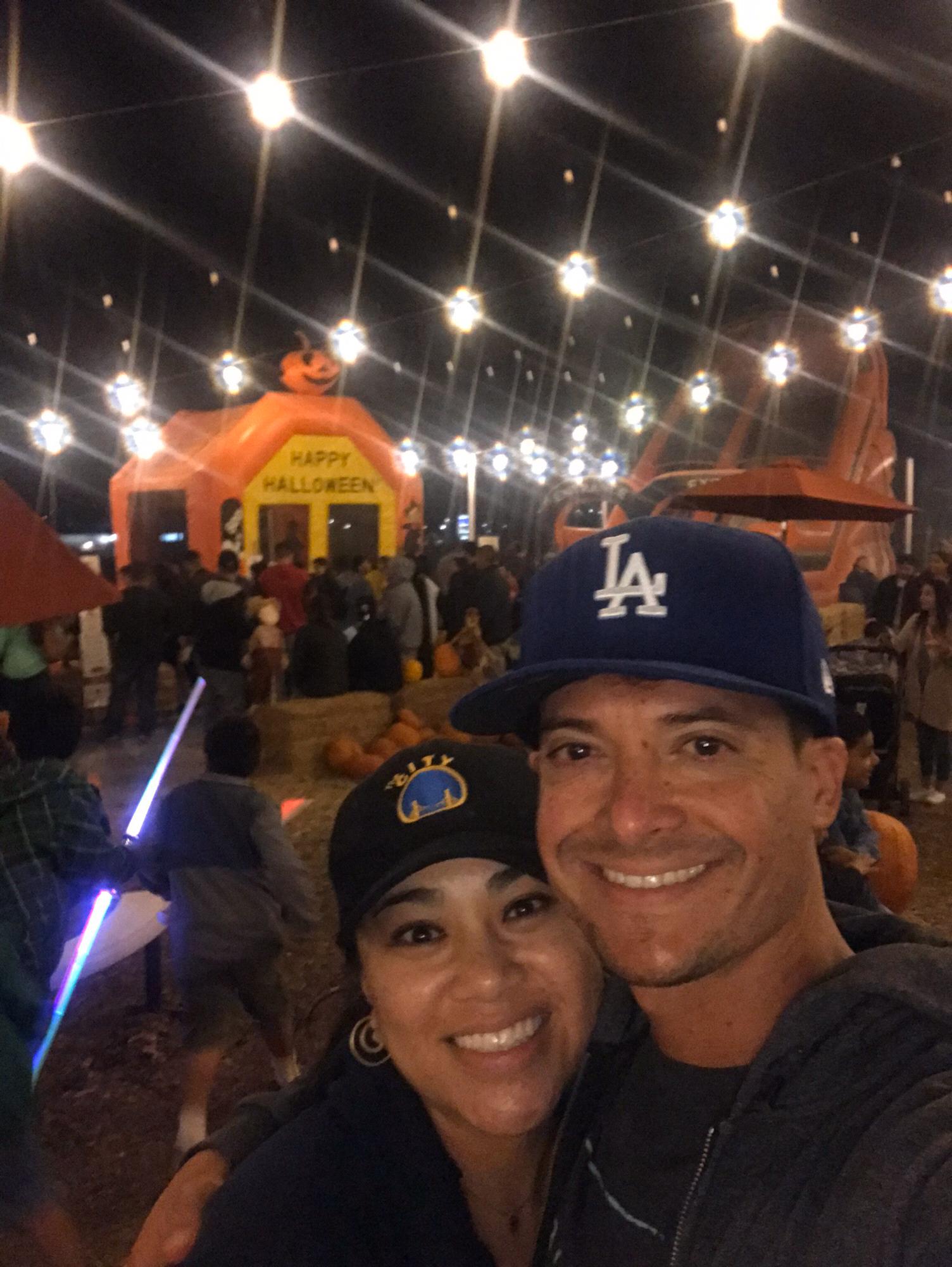 First  pumpkin patch and Halloween together