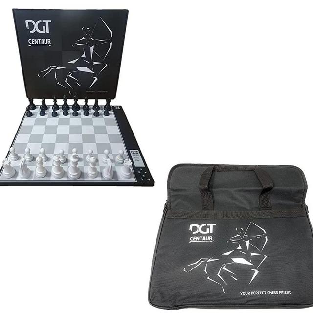 DGT Centaur + Carrying Bag - New Revolutionary Chess Computer - Digital Electronic Chess Set