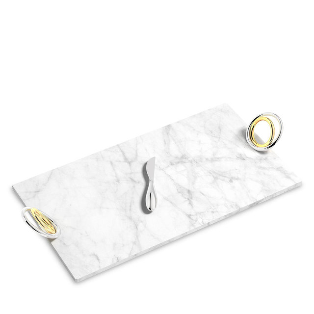 ANNA new york Ring Cheeseboard & Knife